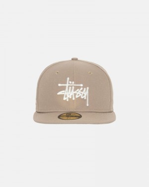 Stüssy Authentic New Era Kappen Herren Khaki | WSELM-6217