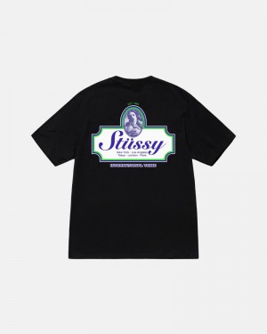 Stüssy Authentic T-shirts Herren Schwarz | AYMIT-1309