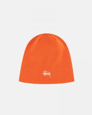 Stüssy Basic SkullCaps Mütze Herren Gold | AMVQH-4918