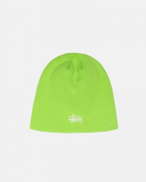 Stüssy Basic SkullCaps Mütze Herren Hellgrün | MPDIK-6085