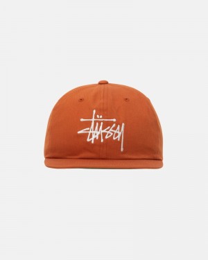 Stüssy Basic Strapback Kappen Herren Braun | FZMAR-6520