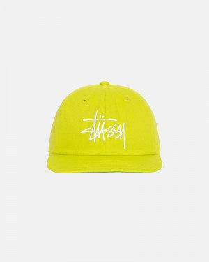 Stüssy Basic Strapback Kappen Herren Hellgrün | GDUIO-7240