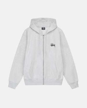 Stüssy Basic Zip Hoodie Herren Schwarz | HGPWS-4736