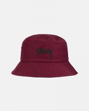 Stüssy Big Stock Eimer Hüte Herren Rosa | FIGQD-2176