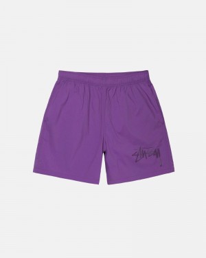 Stüssy Big Stock Nylon Shorts Kurze Hose Herren Gold | KPUJC-7129