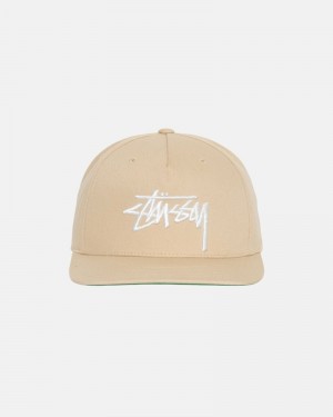 Stüssy Big Stock Point Crown Kappen Herren Braun | ORHKL-0854