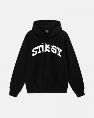 Stüssy Block Sport Pigment Dyed Hoodie Herren Schwarz | KZONE-3926