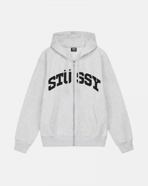 Stüssy Block Sport Zip Hoodie Herren Schwarz | HMPGF-1394