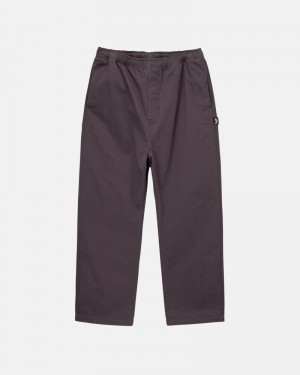 Stüssy Brushed Hose Herren Bordeaux | WYOMV-7682