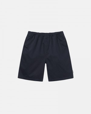 Stüssy Brushed Kurze Hose Herren Navy | ESXFN-2169