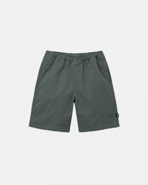 Stüssy Brushed Kurze Hose Herren Olivgrün | XZDQK-5713