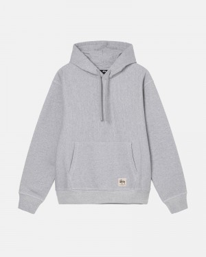 Stüssy Contrast Stitch Label Hoodie Herren Schwarz | WTYKB-9265