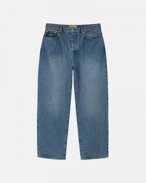 Stüssy Denim Big O Jeans Herren Blau | STNDP-1387