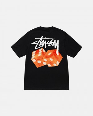 Stüssy Diced Out T-shirts Herren Schwarz | FOEAC-6493