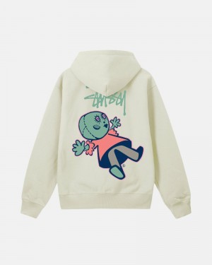 Stüssy Dollie Zip Hoodie Herren Grau | QWUYM-1067