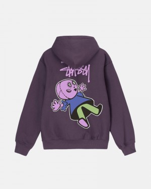 Stüssy Dollie Zip Hoodie Herren Lila | BRLZN-9682