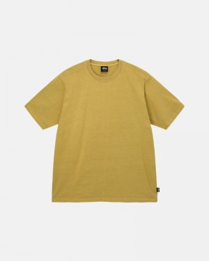 Stüssy Heavyweight Pigment Dyed Crew Oberteile Herren Schwarz | RUKZT-2675