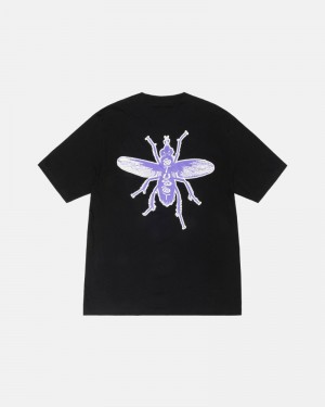 Stüssy Housefly T-shirts Herren Schwarz | NPKXC-7064