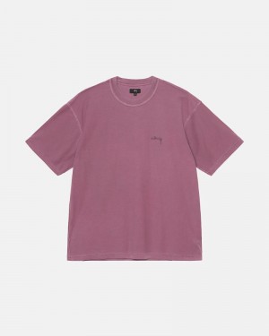 Stüssy Lazy T-shirts Herren Lila | PEARY-2541