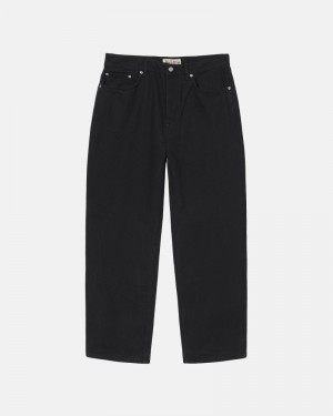 Stüssy Over Dyed Big Ol Jeans Herren Schwarz | ECZBA-7615