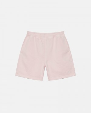 Stüssy Overdyed Stock Logo Kurze Hose Herren Rosa | VBTMQ-1829