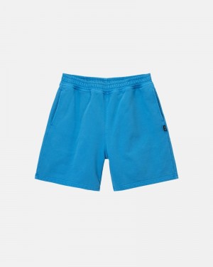 Stüssy Pigment Dyed Fleecehosen Herren Blau | GHBJR-7658