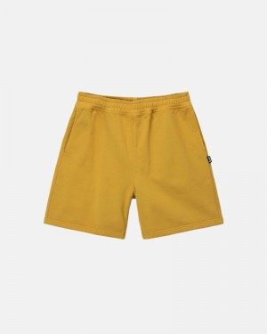 Stüssy Pigment Dyed Fleecehosen Herren Gold | AFICX-9870