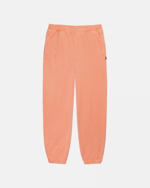 Stüssy Pigment Dyed Fleecehosen Herren Orange | VSARW-1790