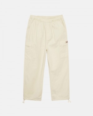 Stüssy Ripstop Cargo Hose Herren Weiß | FAMRW-3429