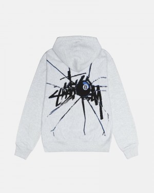 Stüssy Shattered Zip Hoodie Herren Olivgrün | IHKBA-2793