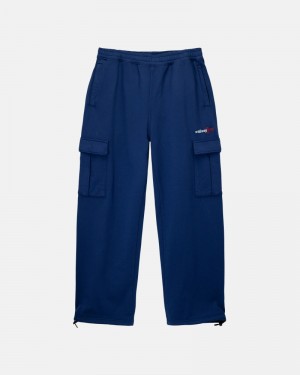 Stüssy Sport Cargo Fleecehosen Herren Blau | NQAOI-6015