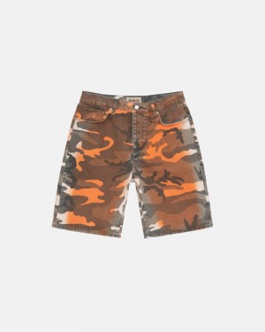 Stüssy Spray Dye Big O Shorts Kurze Hose Herren Camouflage | UPBGI-7451