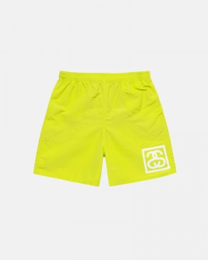 Stüssy Ss-Link Kurze Hose Herren Hellgrün | PQMDN-7529