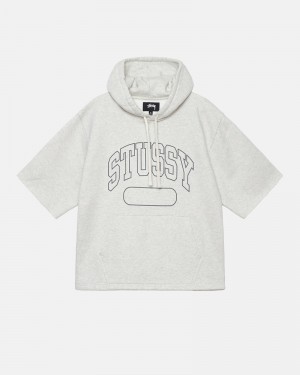 Stüssy Ss Boxy Cropped Hoodie Herren Schwarz | TEFDR-2581