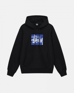 Stüssy Stock Box Hoodie Herren Schwarz | UFGOZ-7124