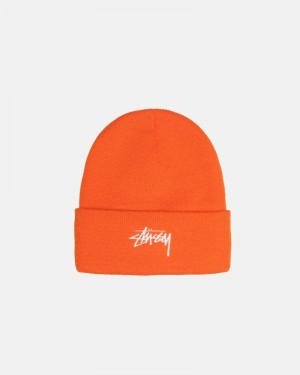 Stüssy Stock Cuff Mütze Herren Orange | FJXOP-8306