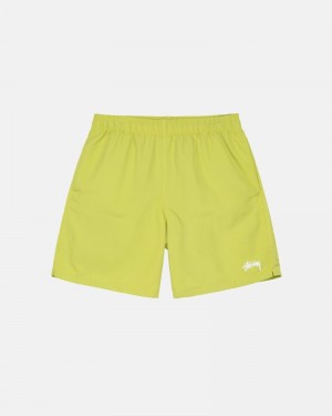 Stüssy Stock Kurze Hose Herren Hellgrün | SGTDY-1476