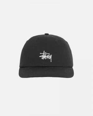 Stüssy Stock Low Pro Kappen Herren Schwarz | GWAQI-7415