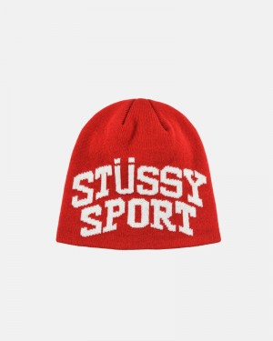 Stüssy Stussy Sport Jacquard SkullCaps Hüte Herren Schwarz | QGEAN-5783