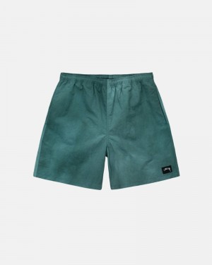 Stüssy Wave Dye Nylon Shorts Kurze Hose Herren Blau | YBXIM-3825