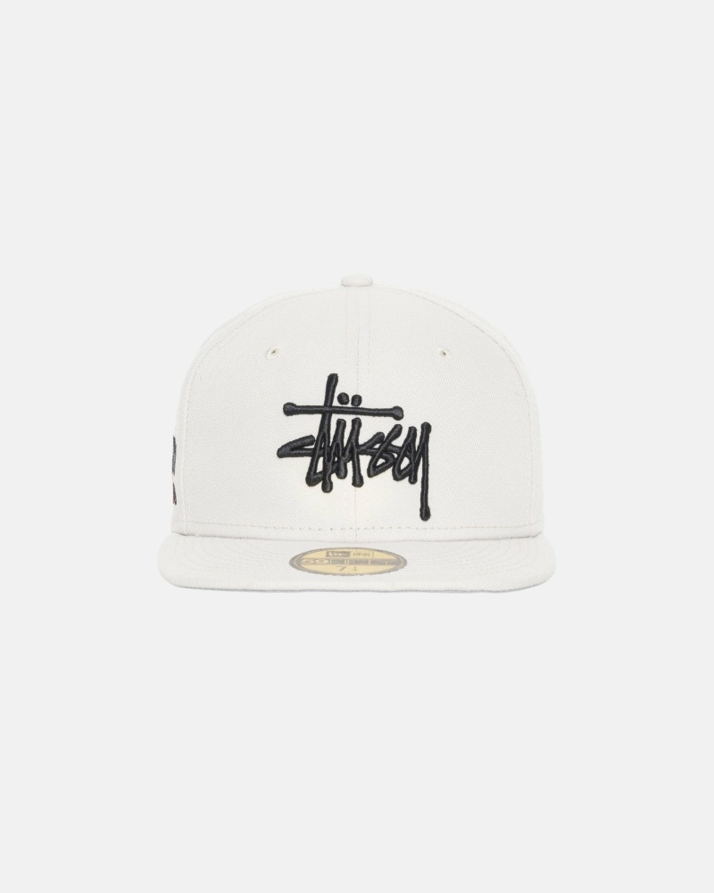 Stüssy Authentic New Era Kappen Herren Beige | KCEOW-6357