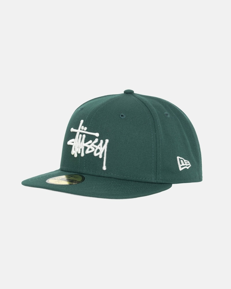 Stüssy Authentic New Era Kappen Herren Grün | DTBSN-0175