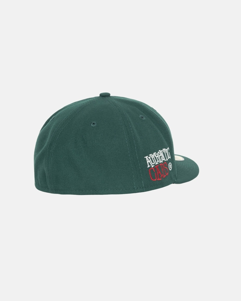 Stüssy Authentic New Era Kappen Herren Grün | DTBSN-0175