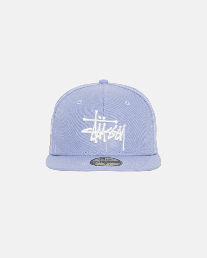 Stüssy Authentic New Era Kappen Herren Lavendel | IUKNO-9672