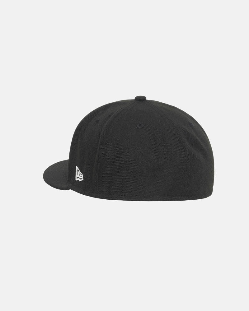 Stüssy Authentic New Era Kappen Herren Schwarz | KXQFJ-6512