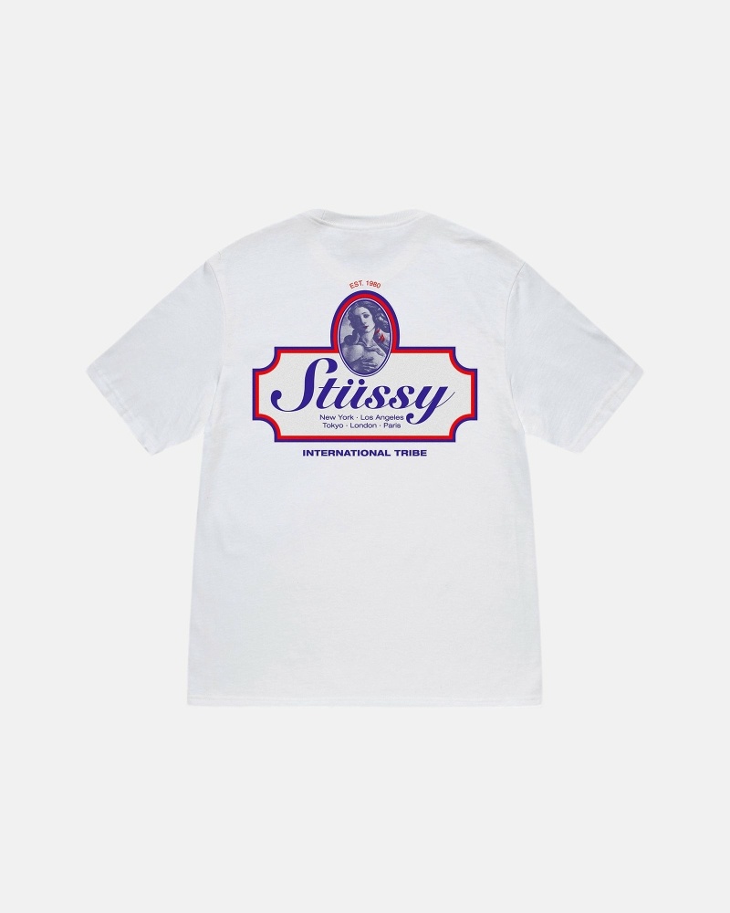 Stüssy Authentic T-shirts Herren Weiß | FKGMZ-7250