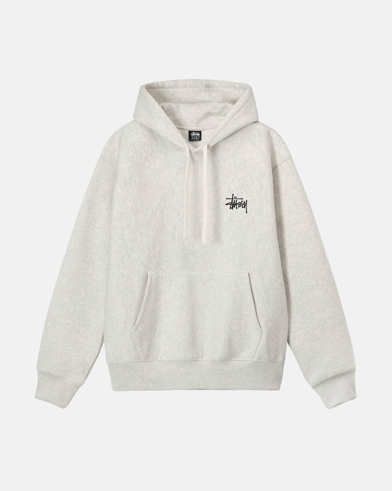 Stüssy Basic Hoodie Herren Beige | PODAF-9501