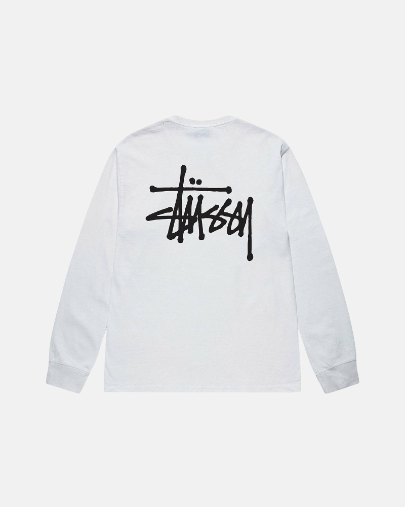 Stüssy Basic Ls T-shirts Herren Weiß | FRLMX-4281