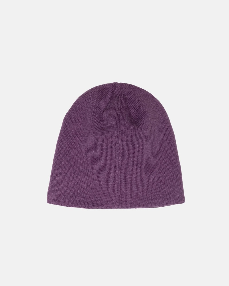 Stüssy Basic SkullCaps Mütze Herren Lila | NABTI-6821