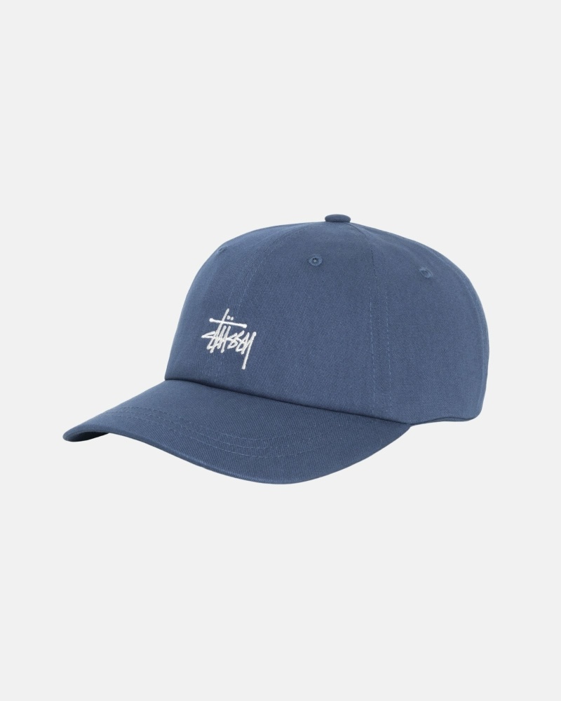 Stüssy Basic Stock Low Pro Kappen Herren Navy | NPWLT-9038